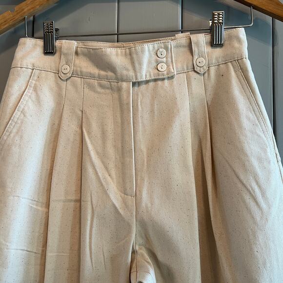 Mod Ref Cream Straight Leg Pants - Picture 4 of 9